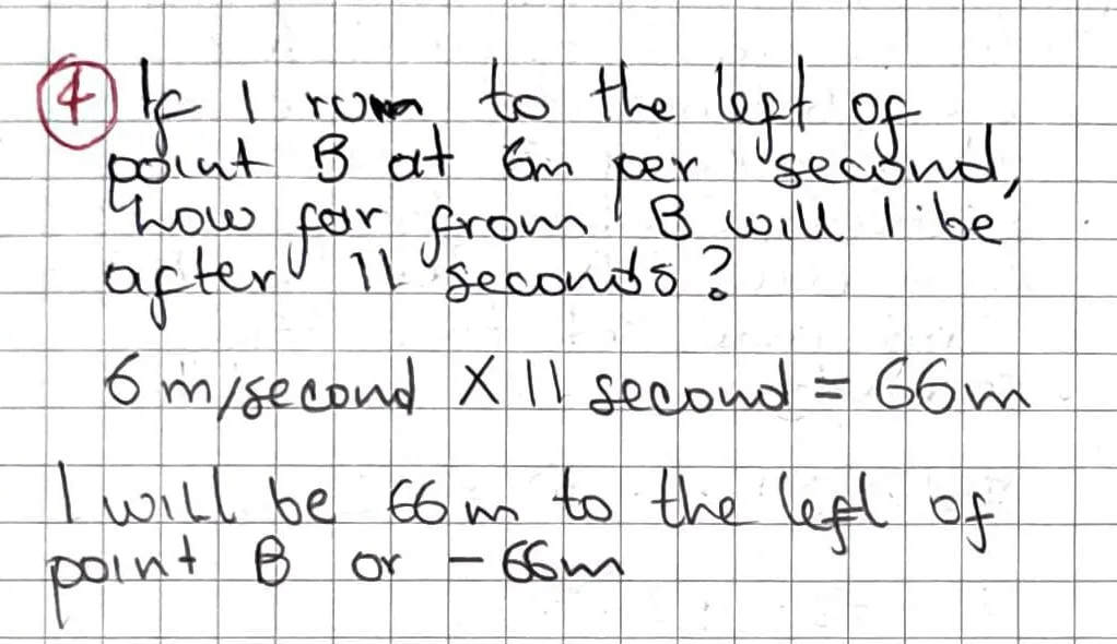 Exercise 4: Positive Direction: Left to Right and Bottom to Top, hand-written solution